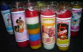 VELADORA ESOTERICA AROMATIVA VASO DELGADO